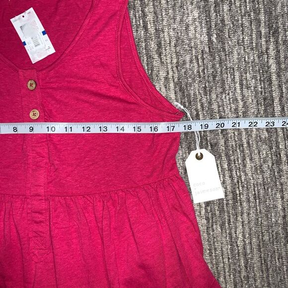 Brand New Coco + Jaimeson Women's Size XL Pink Sleeveless Blouse Top Shirt Flowy - Picture 5 of 7